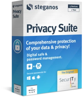 Steganos Privacy Suiteのパッケージ（左側面）